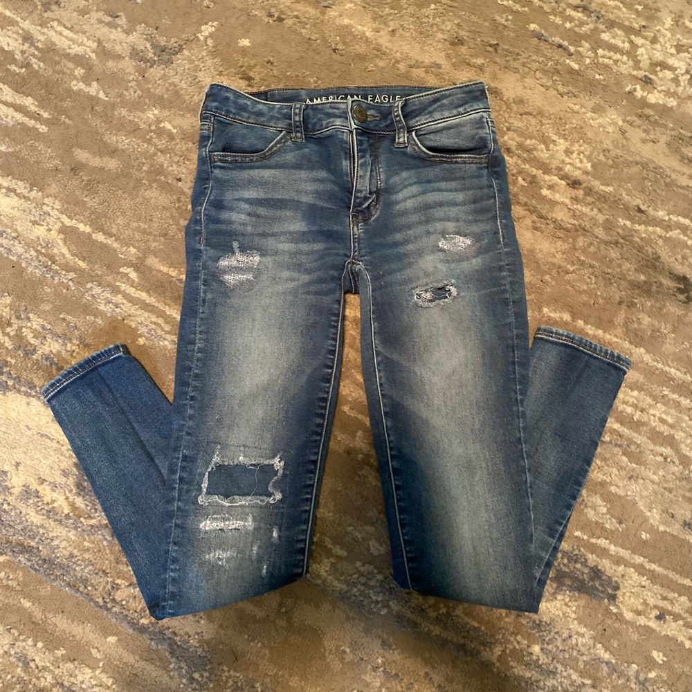 American Eagle Jeans with a “patch” detail.